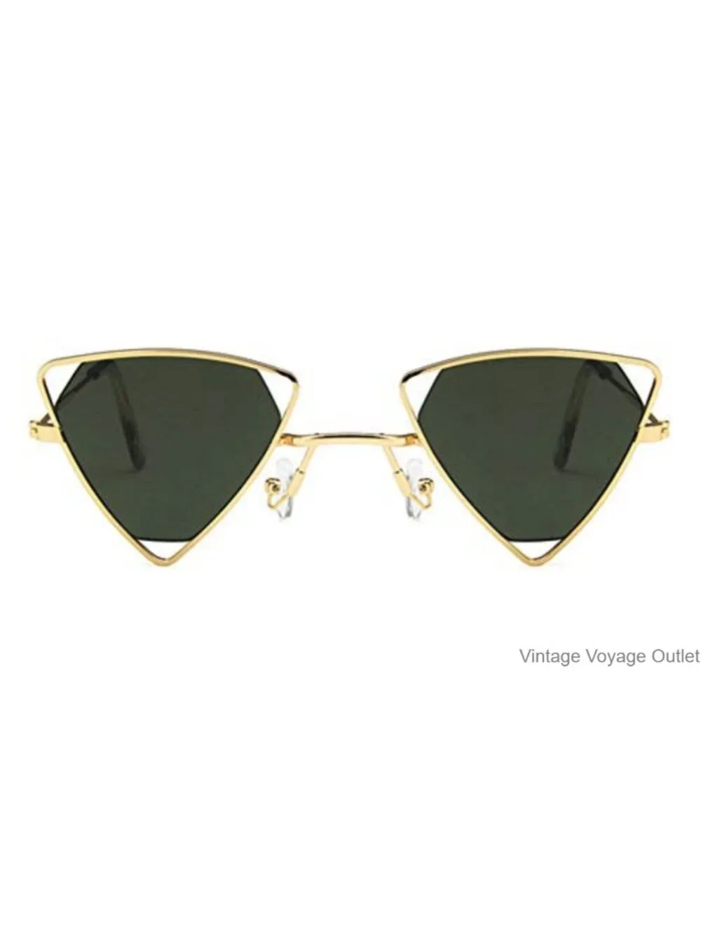 Retro Cat Eye Sunglasses Metal Frame UV Protection Polarized